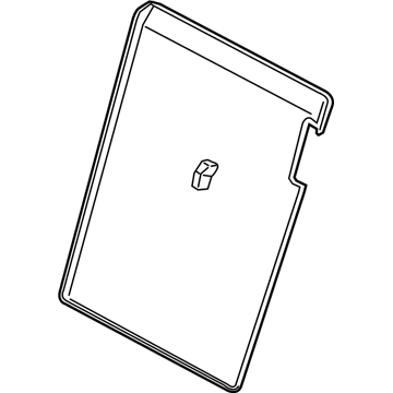 BMW 52-20-7-353-651 Trim Backrest, Left