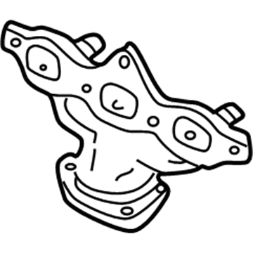 Acura 18010-P8A-A01 Manifold Assembly, Rear Exhaust