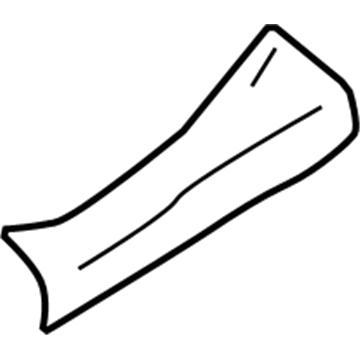 Nissan 769B7-1KA0A Plate Kick Re L