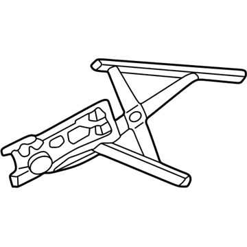 Mopar 4574092AS Front Door Window Regulator