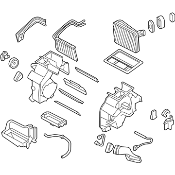 Kia 971002G410 Heater & EVAPORATOR