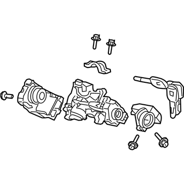 Honda 06351-SDA-A70 LOCK ASSY., STEERING