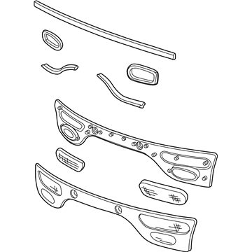 Ford F8DZ-13A565-EA Reflector Panel