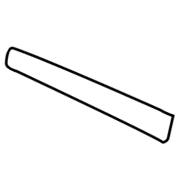 Honda 72430-TF0-003 Garnish, R. FR. Door Sash