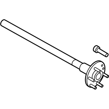 Nissan 38165-EB000 Shaft-Rear Axle, L