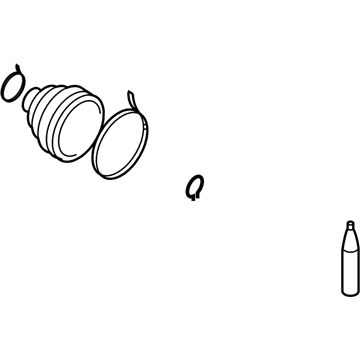 Nissan C9241-EL10D Repair Kit-Dust Boot, Outer