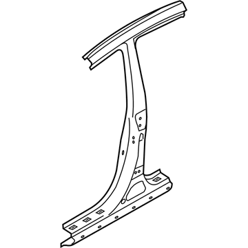 Hyundai 71401-3YB00 Pillar Assembly-Center Outer, LH