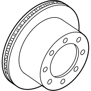 Mopar 68188899AB Rear Brake Rotor