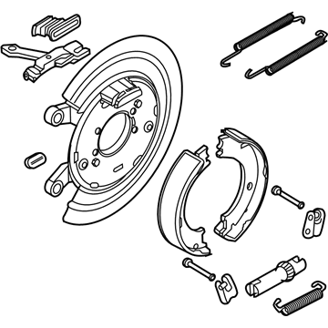 Mopar 5154281AE Plate-Parking Brake