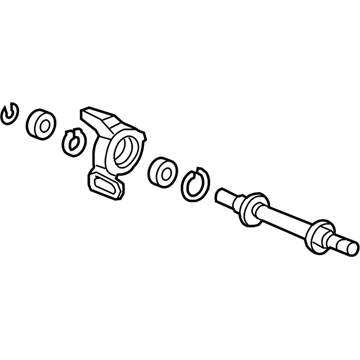 Honda 44500-SNA-A00 Shaft Assembly, Half (Mt)