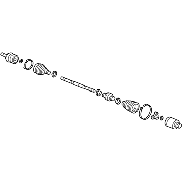 Honda 44305-SNA-N01 Driveshaft Assembly, Passenger Side