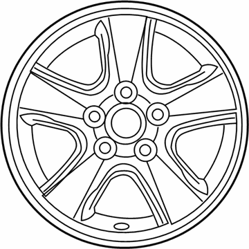 Kia 529101M360 Wheel Assembly-Aluminum