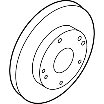 Hyundai 51712-2E300 Disc-Front Wheel Brake