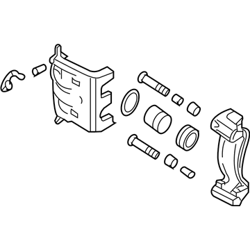 Hyundai 58180-2EA10 CALIPER Kit-Front Brake, LH