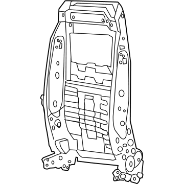 Mopar 68101322AA Frame-Rear Seat Back