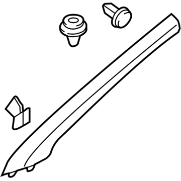 Hyundai 85820-A5200-TX Trim Assembly-Front Pillar RH
