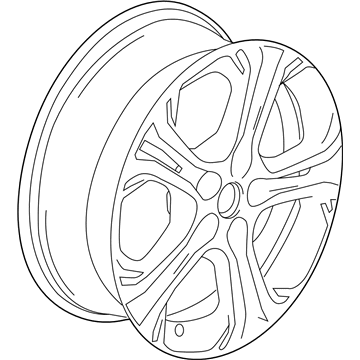 GM 42711718 Wheel, Alloy