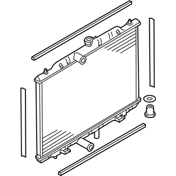 Nissan 21460-4BA0A Radiator Assy