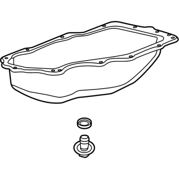 GM 25204203 Oil Pan