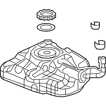 Acura 17044-TX8-L01 Tank Set, Fuel