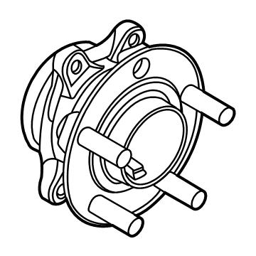 Ford LJ9Z-1109-A HUB ASY - WHEEL