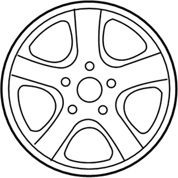 Hyundai 52910-2H160 Alloy Aluminum Wheel