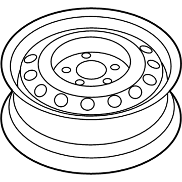 Kia 529102H910 Wheel Assembly-Temporary