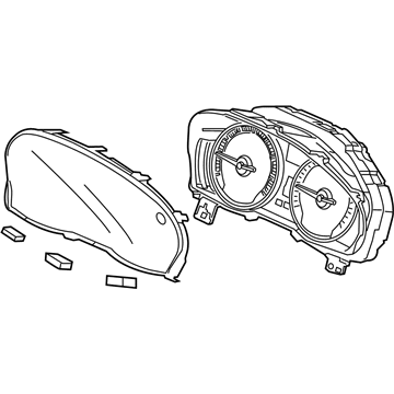 Acura 78100-TYR-A31 Meter Assembly, Combination (Rewritable)