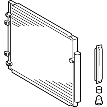 Lexus 88460-48061 CONDENSER Assembly