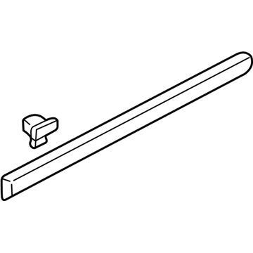 Honda 75303-S0X-A21ZP Protector, R. RR. Door *NH662P* (Film) (SAGE BRUSH PEARL)