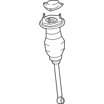 Lexus 48080-50130 Cylinder Assy, Pneumatic, Rear RH W/Shock Absorber