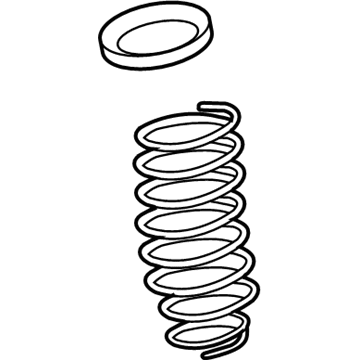 Lexus 48231-50200 Spring, Coil, Rear