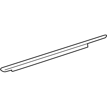 Mopar 5303686AH WEATHERSTRIP-Front Door Belt Outer