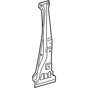Lexus 61037-50060 Reinforcement Sub-Assy, Center Body Pillar, RH