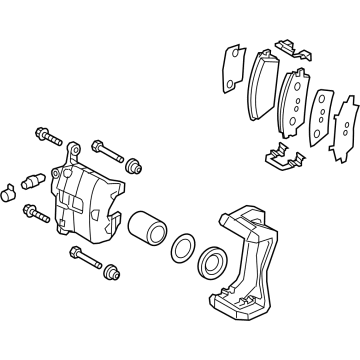 Hyundai 58110-J9000 Brake Assembly-Front, LH