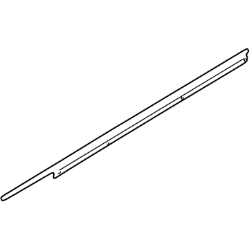 Mopar 4724461AD WEATHERSTRIP-Front Door Belt