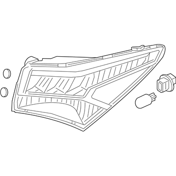 Acura 33500-TZ3-A51 Taillight Assembly, R