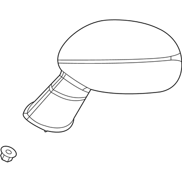 Mopar 5LD66KBXAC Outside Rear View Mirror