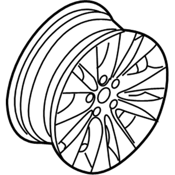 BMW 36-11-6-758-775 Double Spoke 116-Wheel, 7.5"x 17"