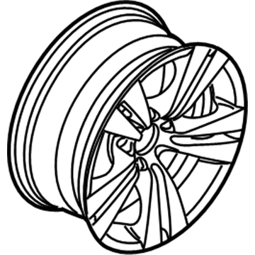 BMW 36-11-6-783-284 Light Alloy Rim