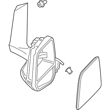 Ford DT1Z-17683-F Mirror Assembly