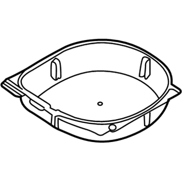 BMW 51-47-7-071-698 Luggage Compartment.Indentation Trim Panel