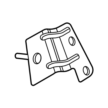 BMW 17-22-8-092-205 BRACKET FOR ENGINE OIL COOLE