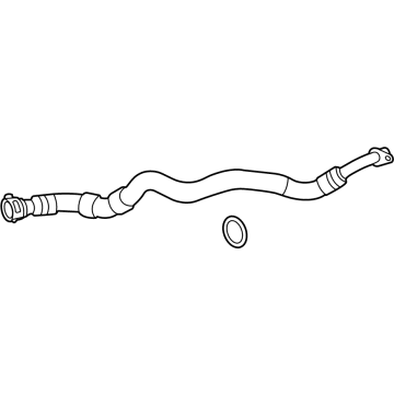 BMW 17-22-8-097-225 ENGINE OIL COOLER PIPE, RETU