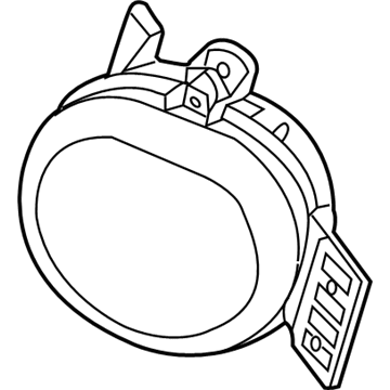 Mopar 55372735AB Front Fog Lamp