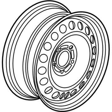 GM 42481737 Wheel, Steel