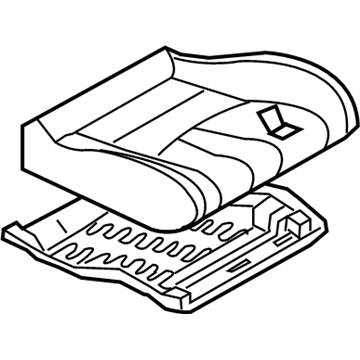 Nissan 87300-CD100 Cushion Assy-Front Seat