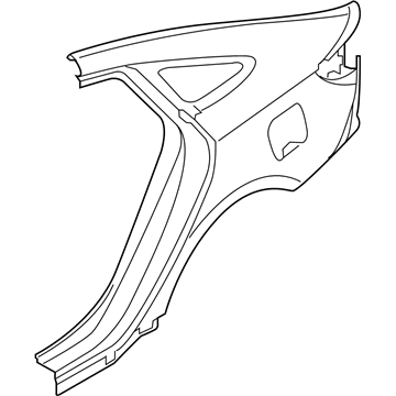Hyundai 71504-C2C00 Panel Assembly-Quarter Outer, RH