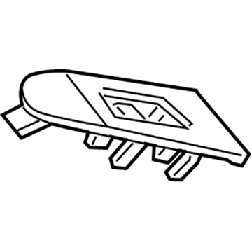 Nissan 80960-1AA0A Finisher-Power Window Switch, Front RH