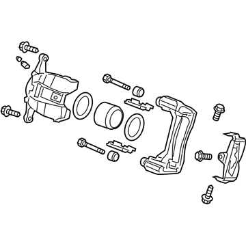 Acura 45018-TY3-A00 Caliper Sub-Assembly, Right Front